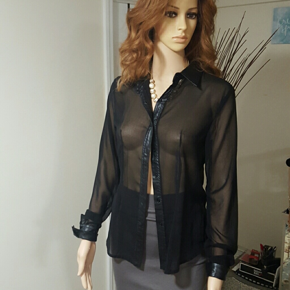 Costa Blanco sheer top